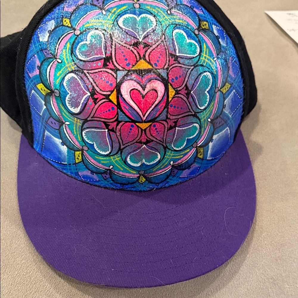 Colorful Mandala Design Cap
